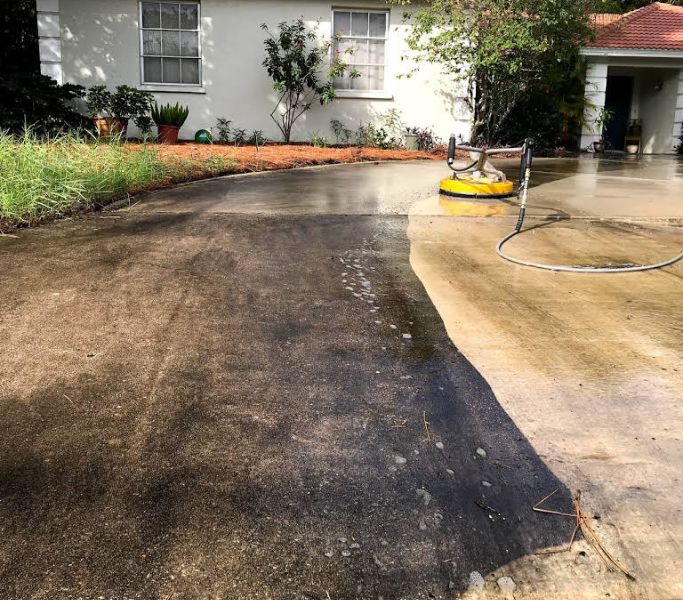 residential-pressure-washing-driveway-cleaning